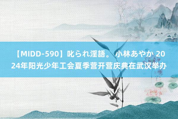 【MIDD-590】叱られ淫語。 小林あやか 2024年阳光少年工会夏季营开营庆典在武汉举办