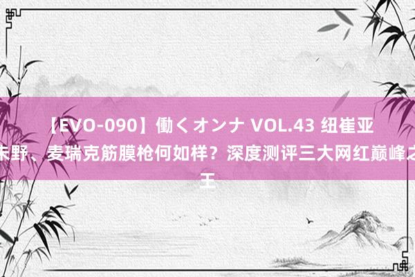 【EVO-090】働くオンナ VOL.43 纽崔亚、未野、麦瑞克筋膜枪何如样？深度测评三大网红巅峰之王