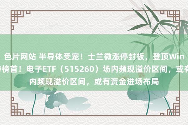 色片网站 半导体受宠！士兰微涨停封板，登顶Wind东说念主气榜榜首！电子ETF（515260）场内频现溢价区间，或有资金进场布局