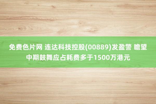 免费色片网 连达科技控股(00889)发盈警 瞻望中期鼓舞应占耗费多于1500万港元