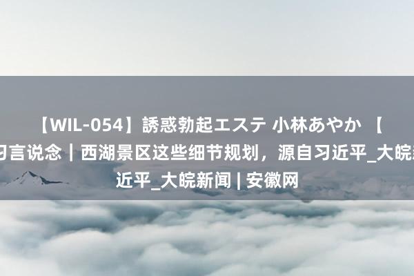 【WIL-054】誘惑勃起エステ 小林あやか 【文脉华章】习言说念｜西湖景区这些细节规划，源自习近平_大皖新闻 | 安徽网