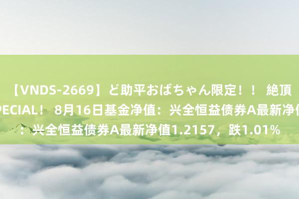 【VNDS-2669】ど助平おばちゃん限定！！ 絶頂ディルドオナニーSPECIAL！ 8月16日基金净值：兴全恒益债券A最新净值1.2157，跌1.01%