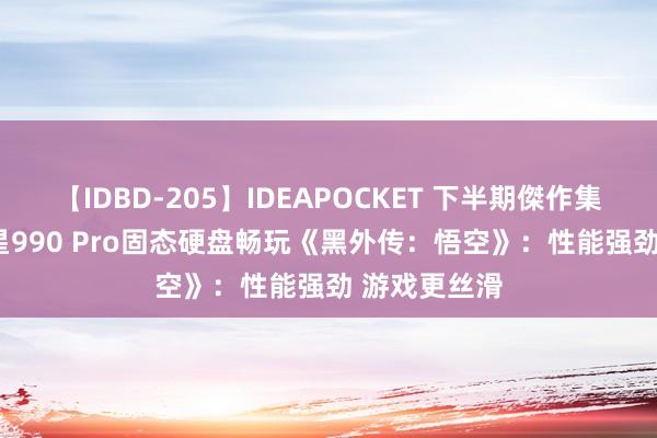 【IDBD-205】IDEAPOCKET 下半期傑作集2009 用三星990 Pro固态硬盘畅玩《黑外传：悟空》：性能强劲 游戏更丝滑