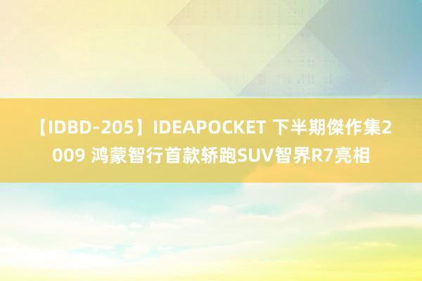 【IDBD-205】IDEAPOCKET 下半期傑作集2009 鸿蒙智行首款轿跑SUV智界R7亮相